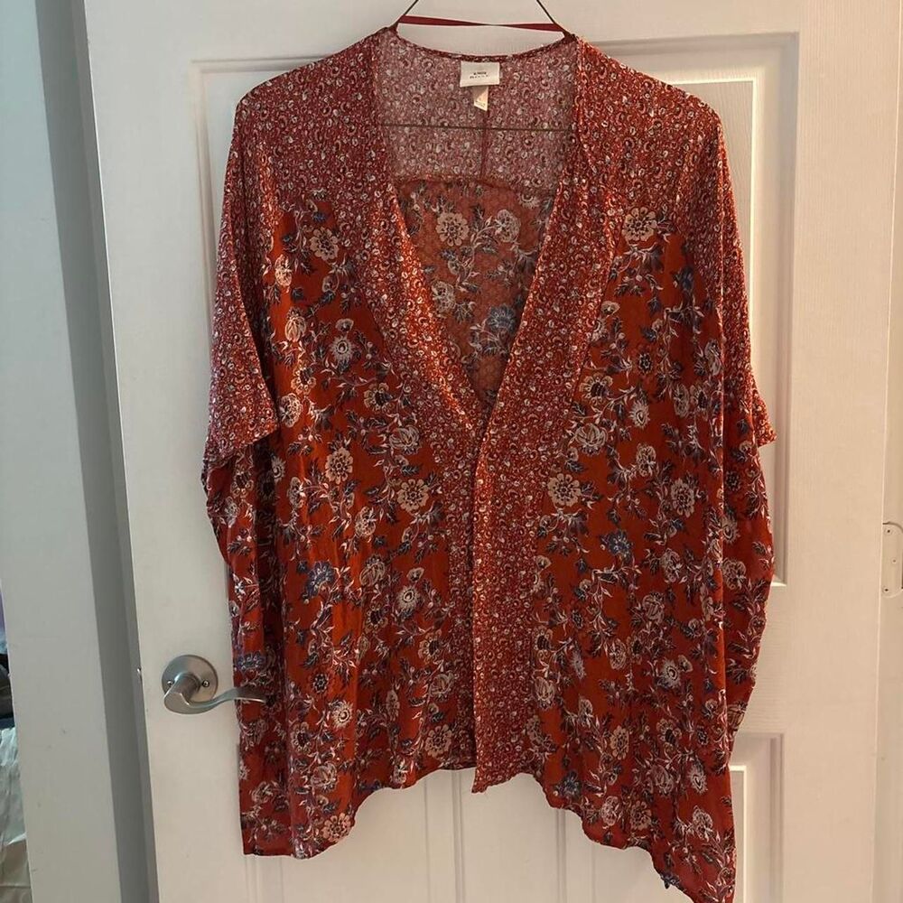 Knox-rose Women's Orange and Red Blouse